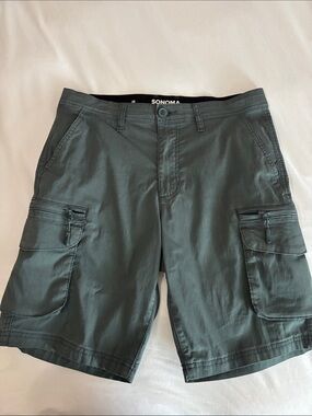 Sonoma Men's Bluish Cargo Shorts